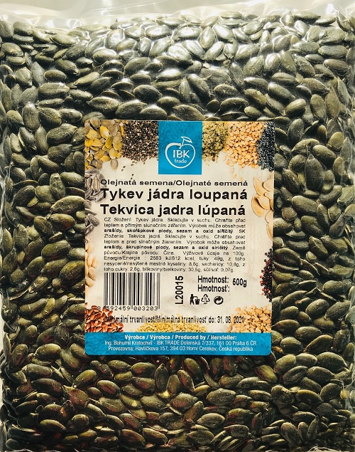 IBK Dýňová semena loupaná 500 g
