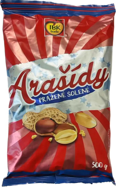 IBK Arašídy loupané pražené solené 500g