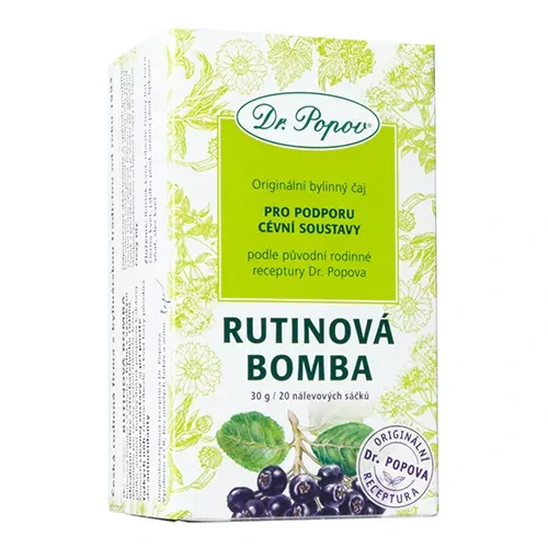 Dr. Popov Čaj Rutinová bomba 20 x 1,5 g