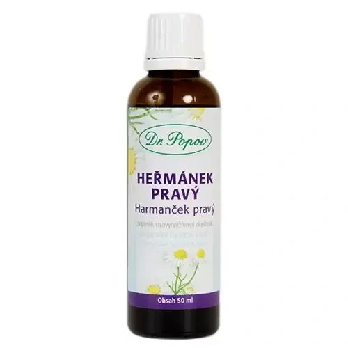 Dr. Popov Bylinné kapky Heřmánek pravý 50 ml