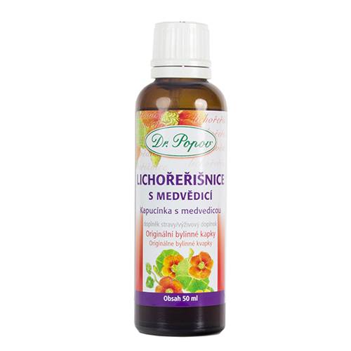 Dr. Popov Bylinné kapky Lichořeřišnice s Medvědicí 50 ml