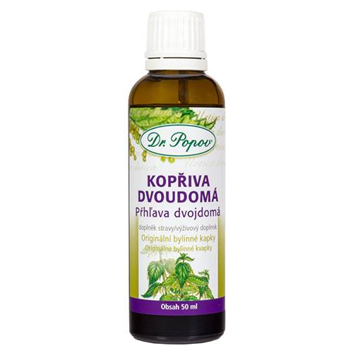 Popov Bylinné kapky Kopřiva dvoudomá 50 ml