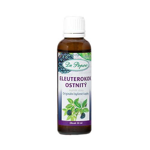 Dr. Popov Bylinné kapky Eleuterokok ostnitý 50 ml