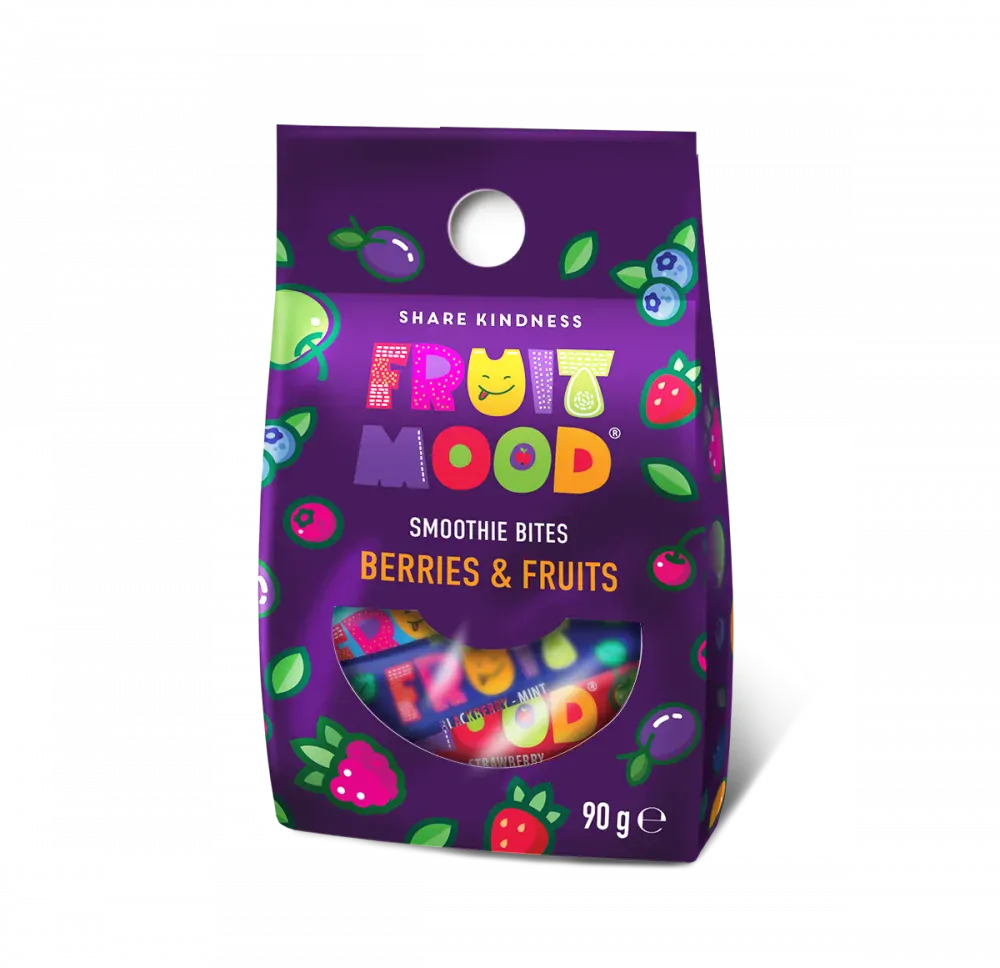 Sergio Ovocné mini tyčinky Fruit Mood Berries & Fruits mix 90g