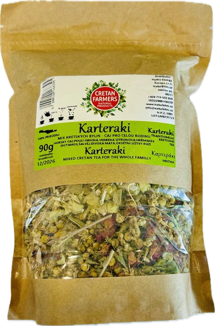CRETAN FARMERS Bylinný čaj, směs "Karteraki" doypack 90 g