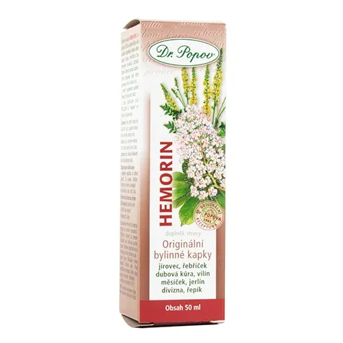 Dr. Popov Bylinné kapky Hemorin 50 ml