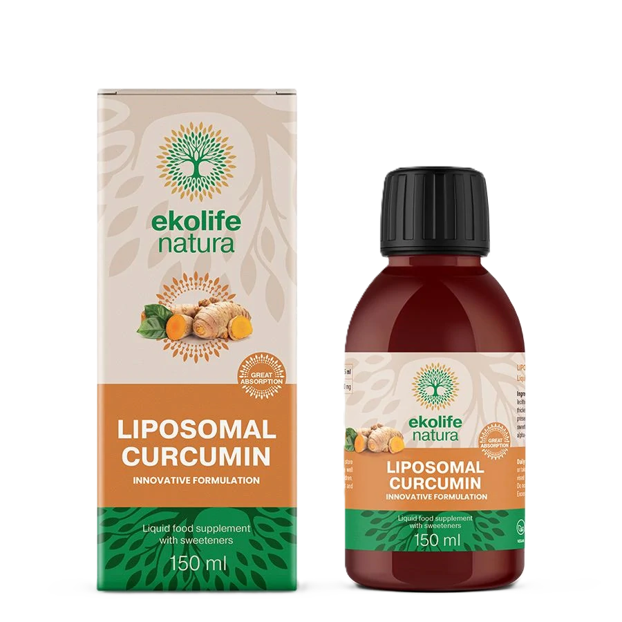 Ekolife Natura Liposomal Curcumin 150ml (Lipozomální kurkumin)