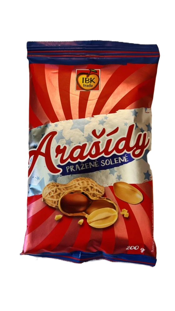IBK Arašídy loupané pražené solené 200g