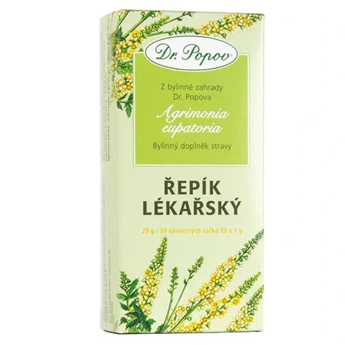 Dr. Popov Řepík lékařský nať 20 x 1 g