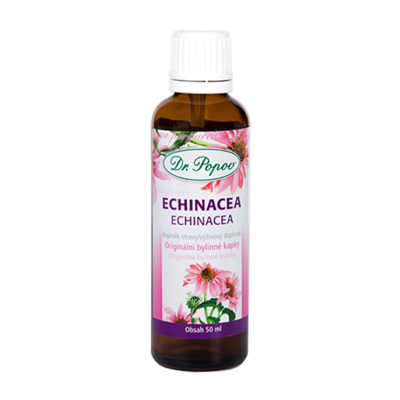 Dr. Popov Bylinné kapky Echinacea 50 ml