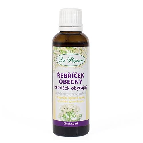 Dr. Popov Bylinné kapky Řebříček obecný 50 ml