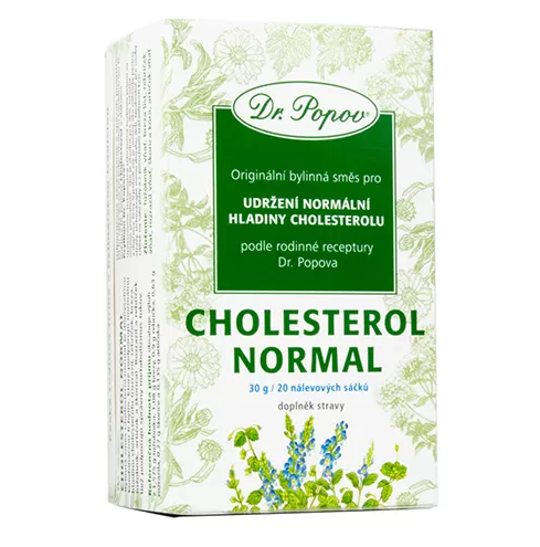 Dr. Popov Čaj Cholesterol normal 20 x 1,5 g