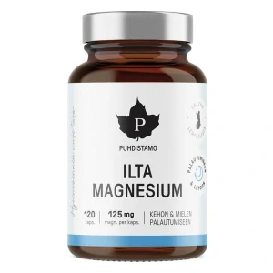 Puhdistamo Night Magnesium 120 kapslí (Hořčík)