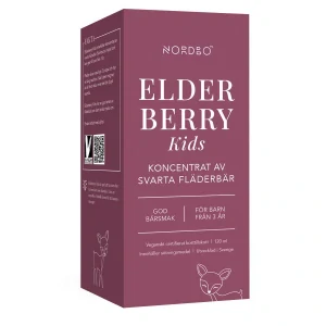 Nordbo Elderberry Kids 120ml (Extrakt z černého bezu pro děti)