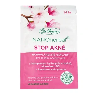 Dr. Popov Nanonáplast STOP AKNÉ, 24 ks