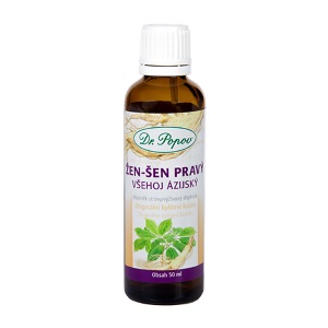 Dr. Popov Bylinné kapky Žen-šen pravý 50 ml