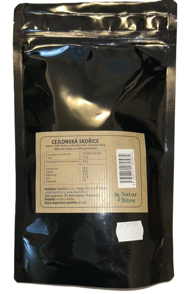NaturBites Skořice mletá cejlonská 250 g