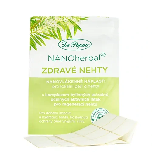 Dr. Popov Nanonáplast ZDRAVÉ NEHTY, 24 ks