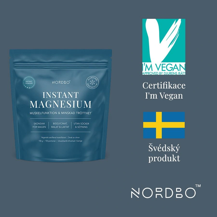 Nordbo Instant Magnesium 150 g (Hořčík)