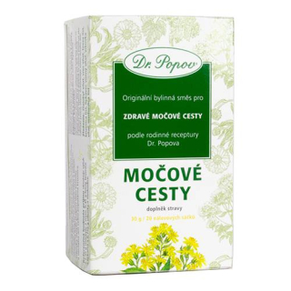 Dr. Popov Čaj Močové cesty 20 x 1,5 g