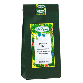 Dr. Popov Borůvka list 50 g
