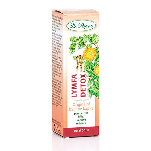 Dr. Popov Bylinné kapky Lymfa Detox 50 ml