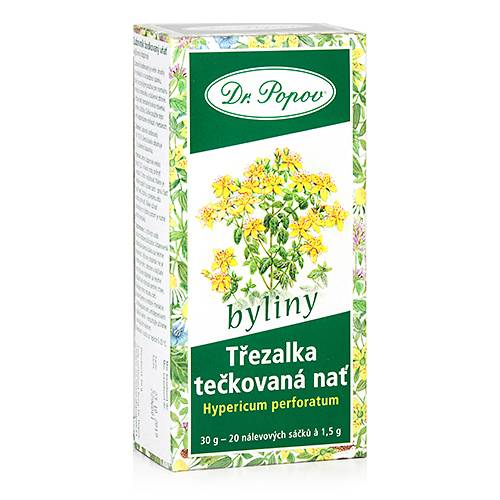 Dr. Popov Třezalka tečkovaná nať 20 x 1,5 g