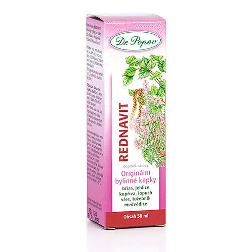 Dr. Popov Bylinné kapky Rednavit 50 ml